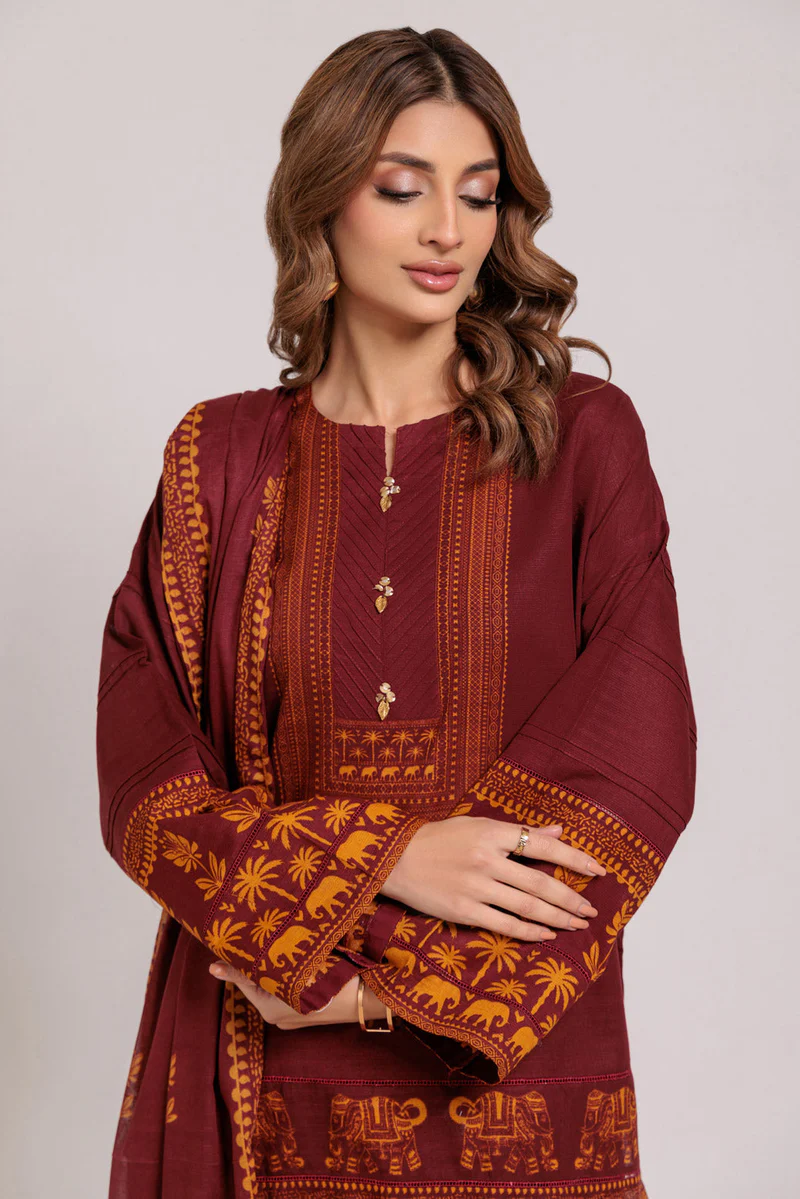 MAROON-CAMBRIC-3 PIECE (Copy)